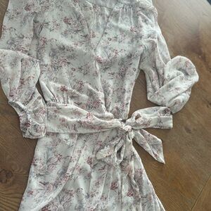 Floral Wrap Dress